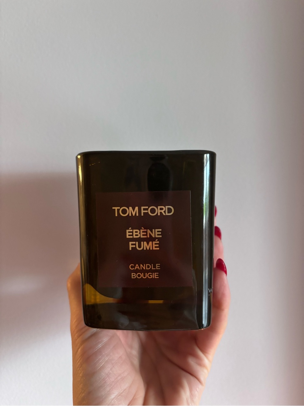 Tom Ford Ébène Fumé Empty Candle Jar.
